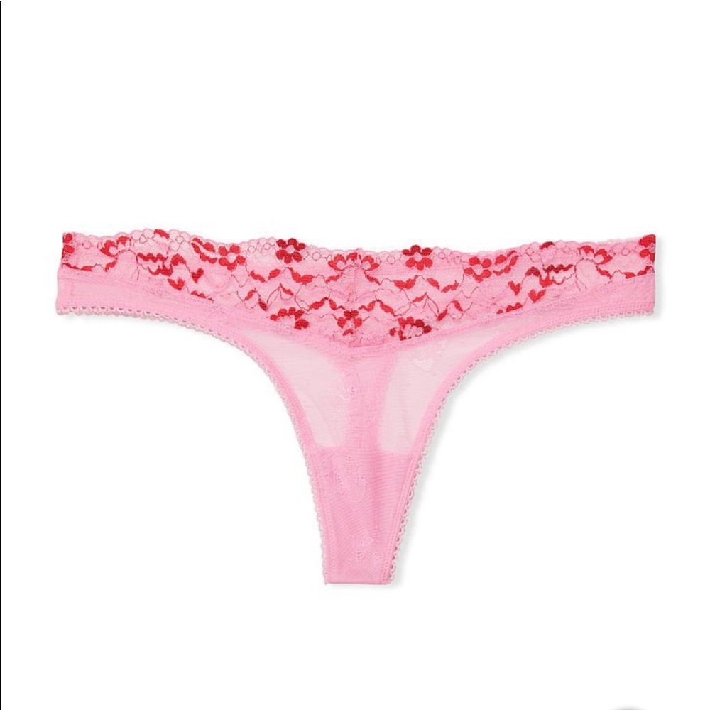 Victoria’s Secret THE LACIE Lace-Up Thong size L